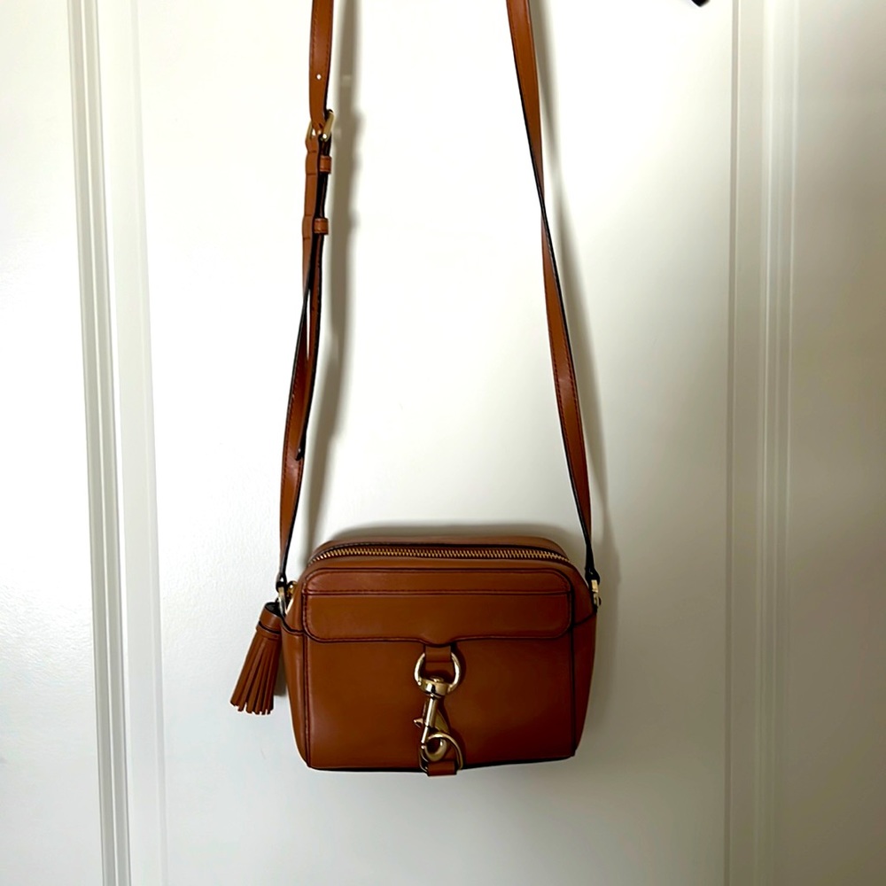 Brown Leather Rebecca Minkoff Cross Body Bag